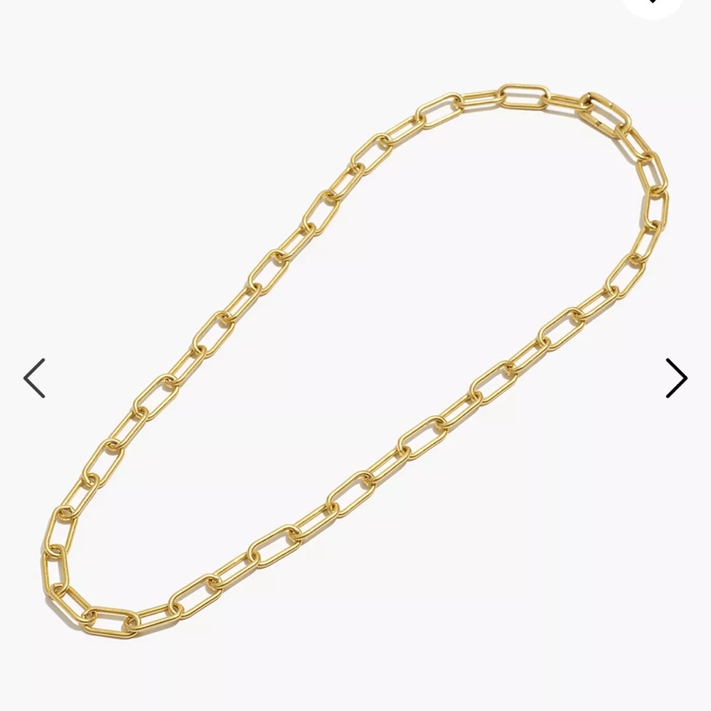 NWOT Madewell Paperclip Necklace